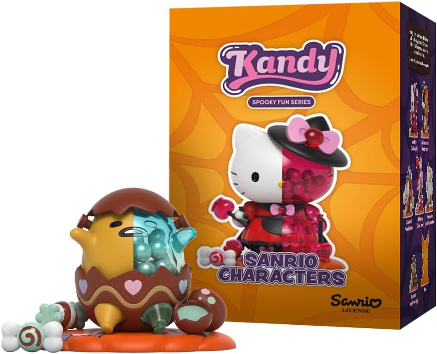 Kandy x Sanrio Spooky Fun Autumn Halloween Edition | Blind Box Collectible Figurines | One Pack - Includes One Random Figure