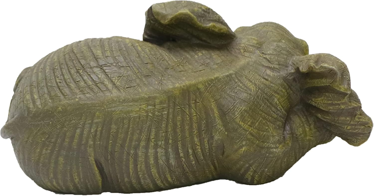 Nature's Mark Elephant Shelf Sitter Resin Statue Figurine Home Decorative Accent Décor - 2.5