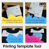 PPD Iron on Transfer Paper for Dark Fabric Compatible with Inkjet Printer, 8.5 x 11 Printable T Shirt Heat Transfer Papers, Custom Print Photo, Durable, Flexible & Machine Washable (10 Sheets) 10 Sheets (8.5 x 11)
