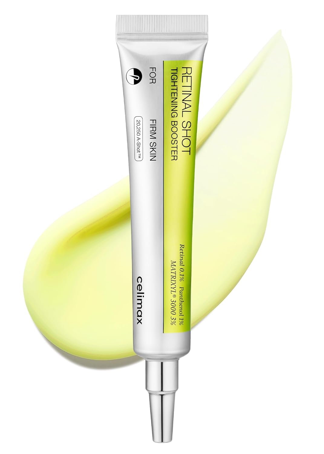 celimax The Vita A Retinal Shot Tightening Booster | with Retinal 0.1%, Matryxyl 3%, Pore Minimizer, Wrinkles & Fine Lines, Firmer Skin, 15ml 0.5 Ounce (Pack of 1)
