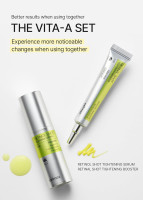 celimax The Vita A Retinal Shot Tightening Booster | with Retinal 0.1%, Matryxyl 3%, Pore Minimizer, Wrinkles & Fine Lines, Firmer Skin, 15ml 0.5 Ounce (Pack of 1)