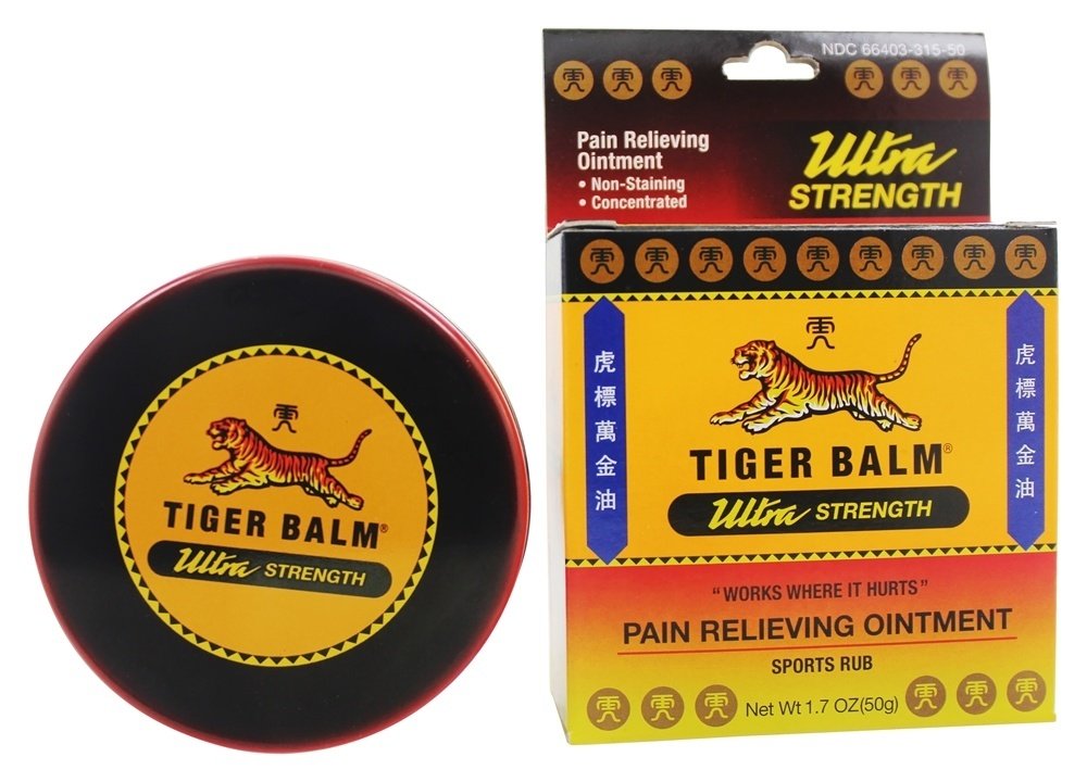 Tiger Balm Ultra Strenght Pain Relief, 50g Unflavored 1.7 Ounce (Pack of 1)