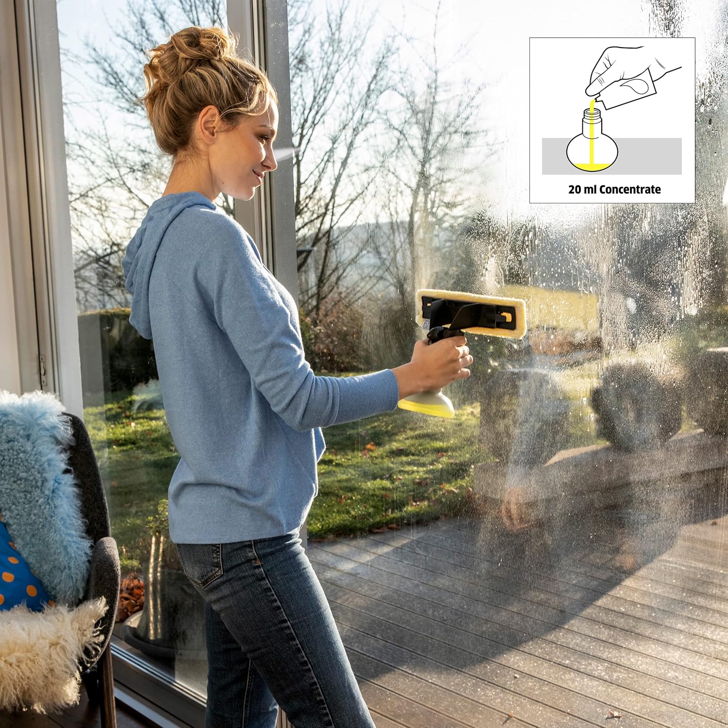 Kärcher 500ml Glass Cleaning Concentrate For Window Vac