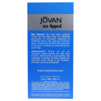Jovan Sex Appeal for Men Cologne Spray, 3 Fl Oz Sex Appeal, Jovan 3 Fl Oz (Pack of 1)