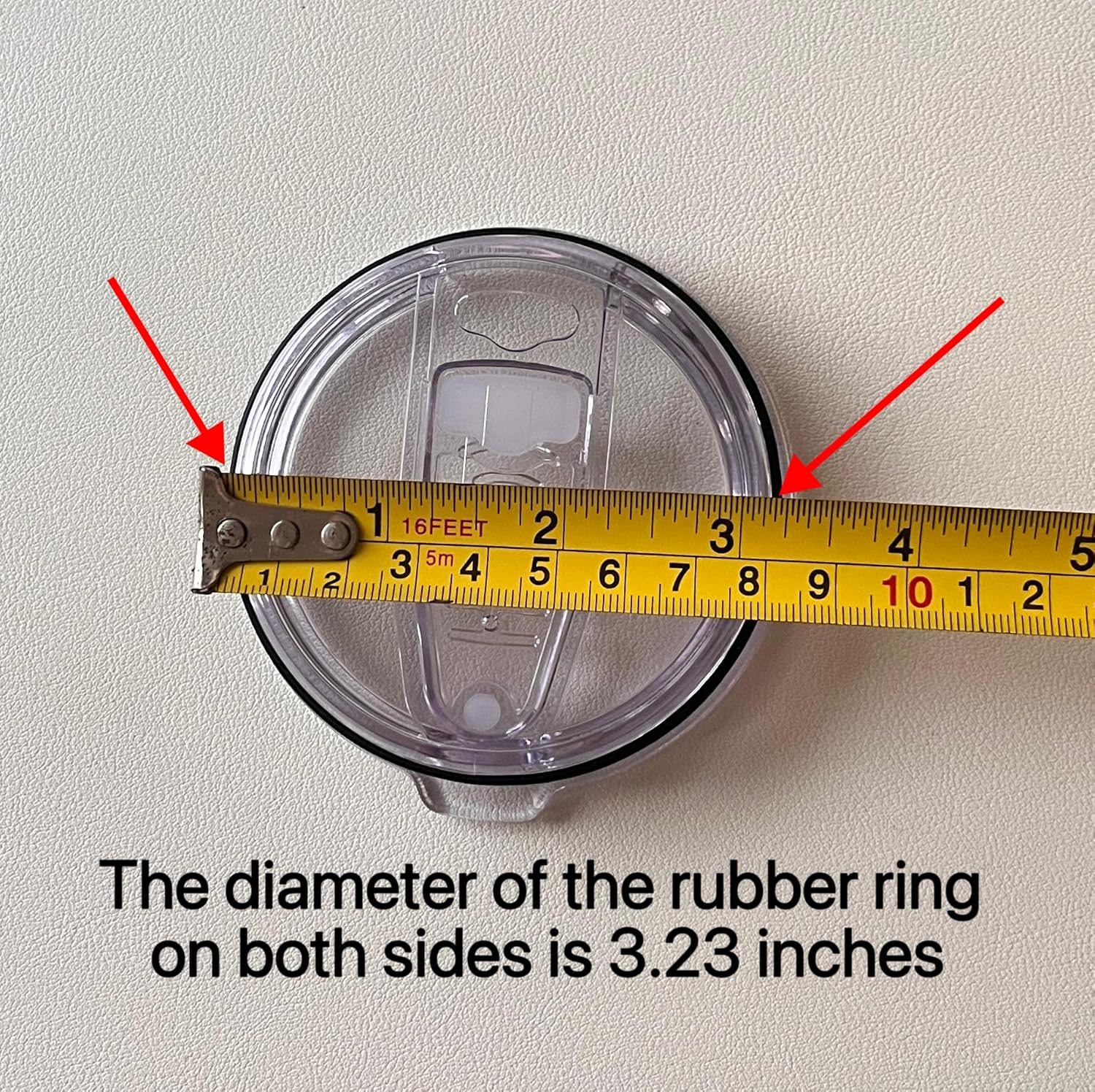 2 Replacement Lids for 20oz Stainless Steel Tumbler Lids-Replaces Only Covers With a Top Diameter of 3.4 inches（Bottom Diameter of 3.23 inches） 20OZ Seal (2 Transparent)