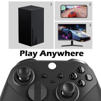 Elite Series 2 Controller Compatible For Xbox Elite Series 2 Controller-Black,Gamepad Compatible With Xbox Series X, Xbox Series S, Xbox One,Gaming controller With Accessory Bag [video game]