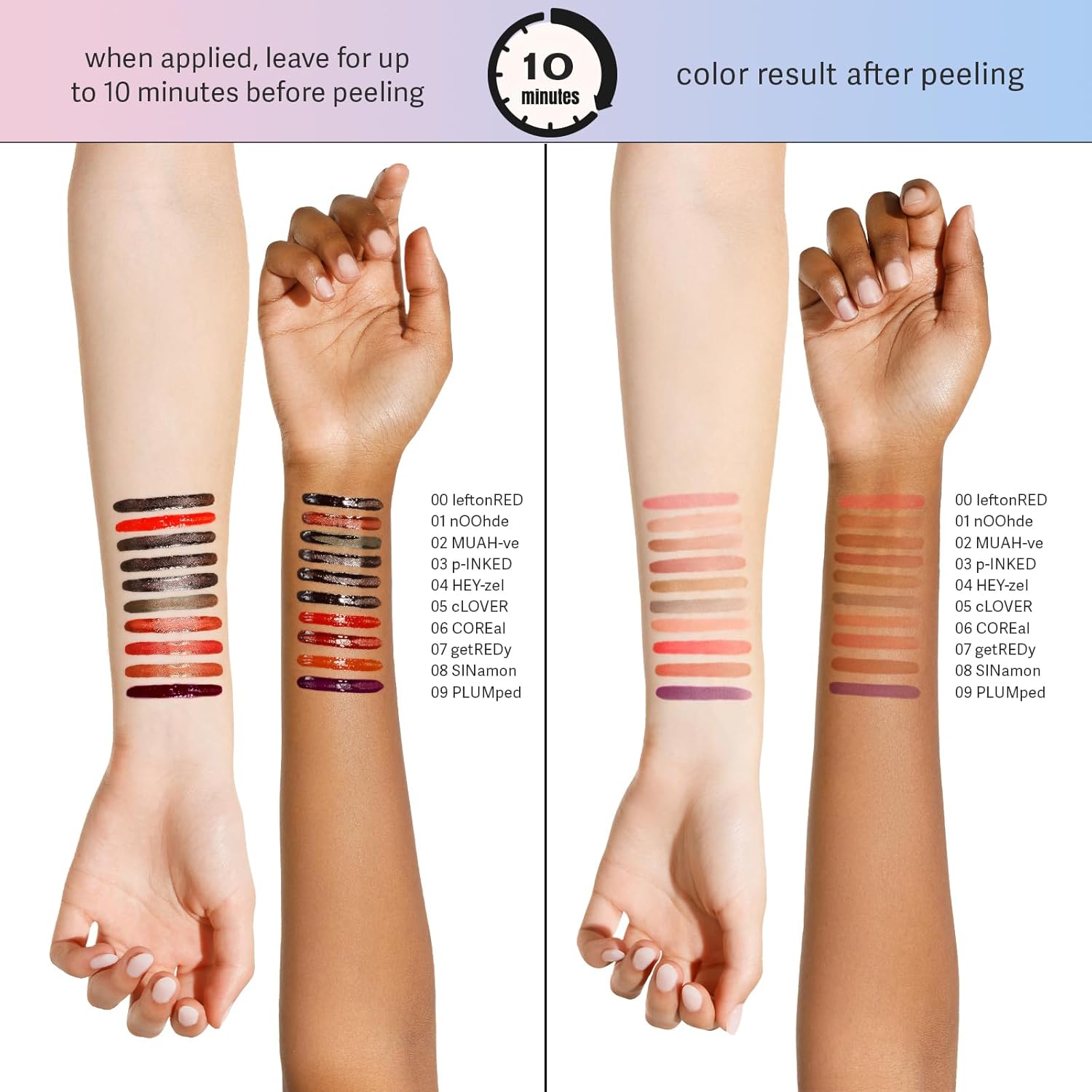 Sacheu Lip Liner Stay-N Peel Off Lip Stain — Long Lasting Matte Lip Tattoo Transfer Proof Lipstain Infused with Hyaluronic Acid & Vitamin E for All Skin Types — Vegan & Cruelty-Free, cLOVER cLOVER 0.12 Fl Oz (Pack of 1)