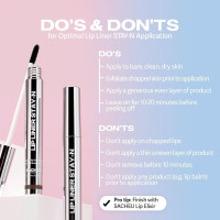 Sacheu Lip Liner Stay-N Peel Off Lip Stain — Long Lasting Matte Lip Tattoo Transfer Proof Lipstain Infused with Hyaluronic Acid & Vitamin E for All Skin Types — Vegan & Cruelty-Free, cLOVER cLOVER 0.12 Fl Oz (Pack of 1)