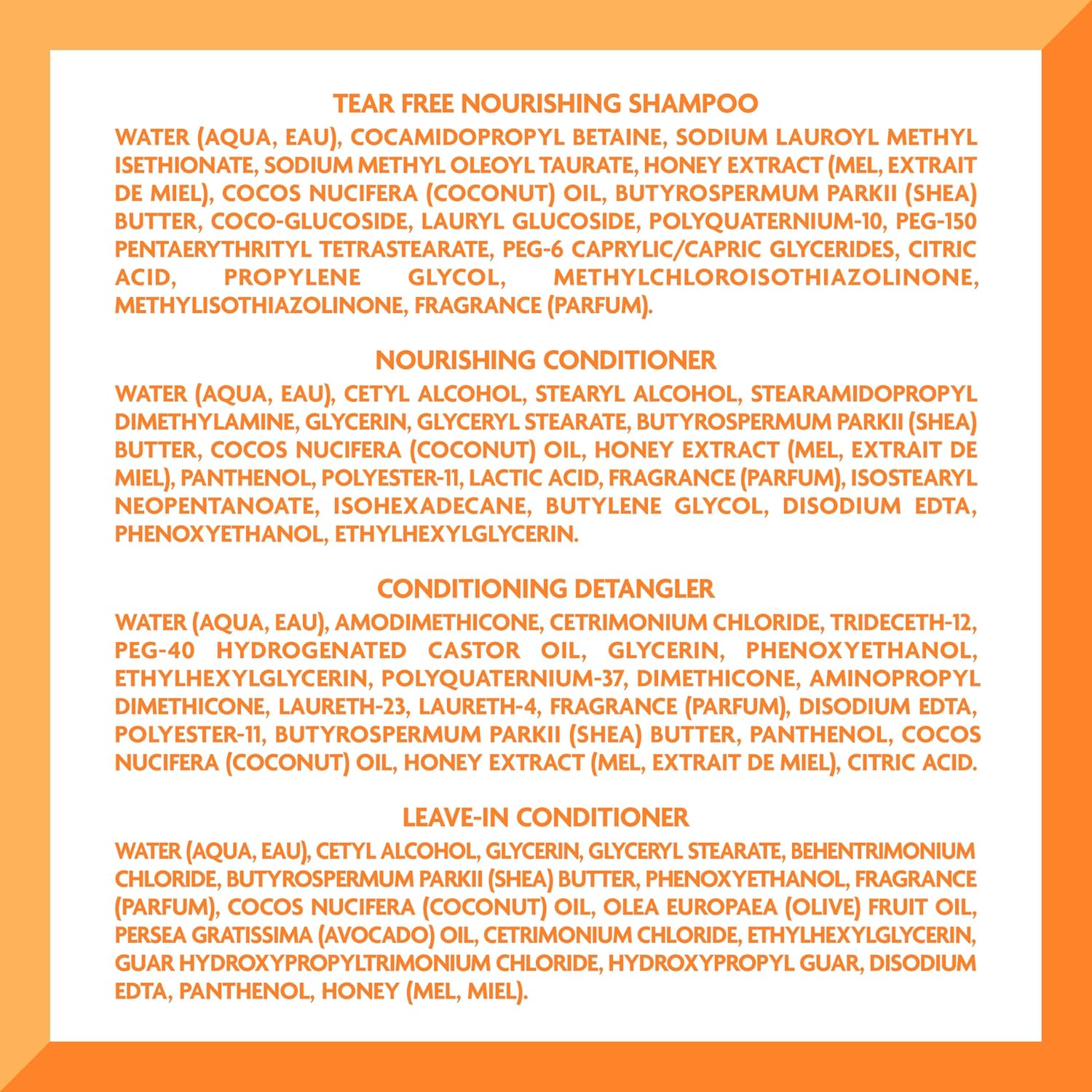 Cantu Care for Kids Haircare Regimen Set with Large Size Shampoo + Conditioner + Detangler + Leave-In Conditioner (Pack of 4)