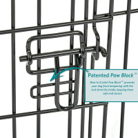 MidWest Homes for Pets 24-Inch Two-Door iCrate Folding Dog Crate with Divider Panel, Leak-Proof Tray & Secure Latches – Metal Wire Kennel for Small Breeds – Portable, Durable & Easy to Assemble 24.8