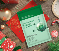 Pack of 10 Collagen Face Mask, Face Masks Skincare with Coenzyme Q10 Retinol Anti Aging Facial Masks Skin Care Hydrating Face Beauty Care Masks for Deep Repairing and Moisturizing Anti Wrinkles