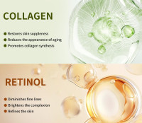 Pack of 10 Collagen Face Mask, Face Masks Skincare with Coenzyme Q10 Retinol Anti Aging Facial Masks Skin Care Hydrating Face Beauty Care Masks for Deep Repairing and Moisturizing Anti Wrinkles