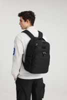 Wotony Military tactical backpack, backpack for men black small tactical assault bag 18.5 inch Black