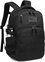 Wotony Military tactical backpack, backpack for men black small tactical assault bag 18.5 inch Black