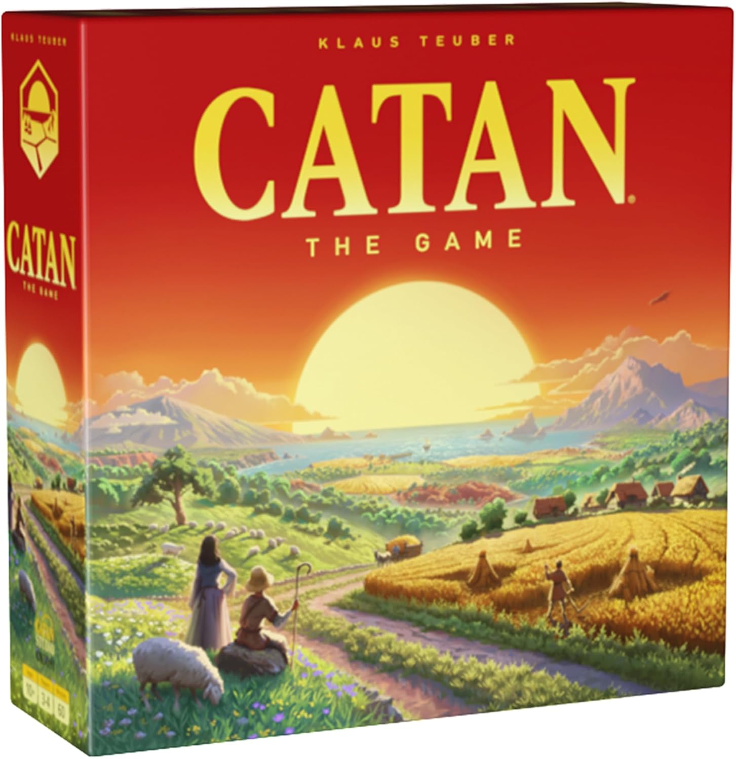 CATAN Board Game (6th Edition) Trade, Build & Settle in The Classic Strategy Game for Family, Kids & Adults, Ages 10+, 3-4 Players, 60-90 Min Playtime 6th Edition (New)
