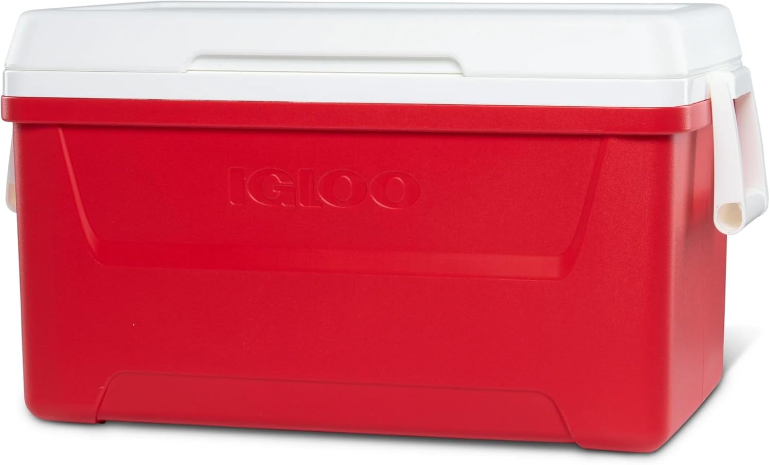 Igloos 48 QT Laguna Ice Chest Cooler – Heavy-Duty Portable Cooler w/Airtight Lid, Built-in Cup Holders & Tie-Down Slots – Ideal for Camping, Beach, Tailgating & Outdoor Adventures