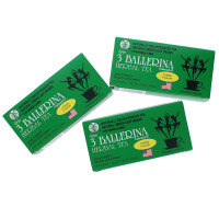 3 BALLERINA TEA DIETERS DRINK EXTRA STRENGH LEMON FLAVOR (3 boxes, 18 tea bags , 1.88 oz ）
