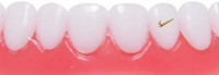 Adastra Jewelry Stylish Swoosh Tooth Charm Solid 925 Sterling Over 14k Rose Gold Silver Handcrafted (Yellow) Tooth Gems Unisex Jewelry Best Christmas Gift: Jewelry