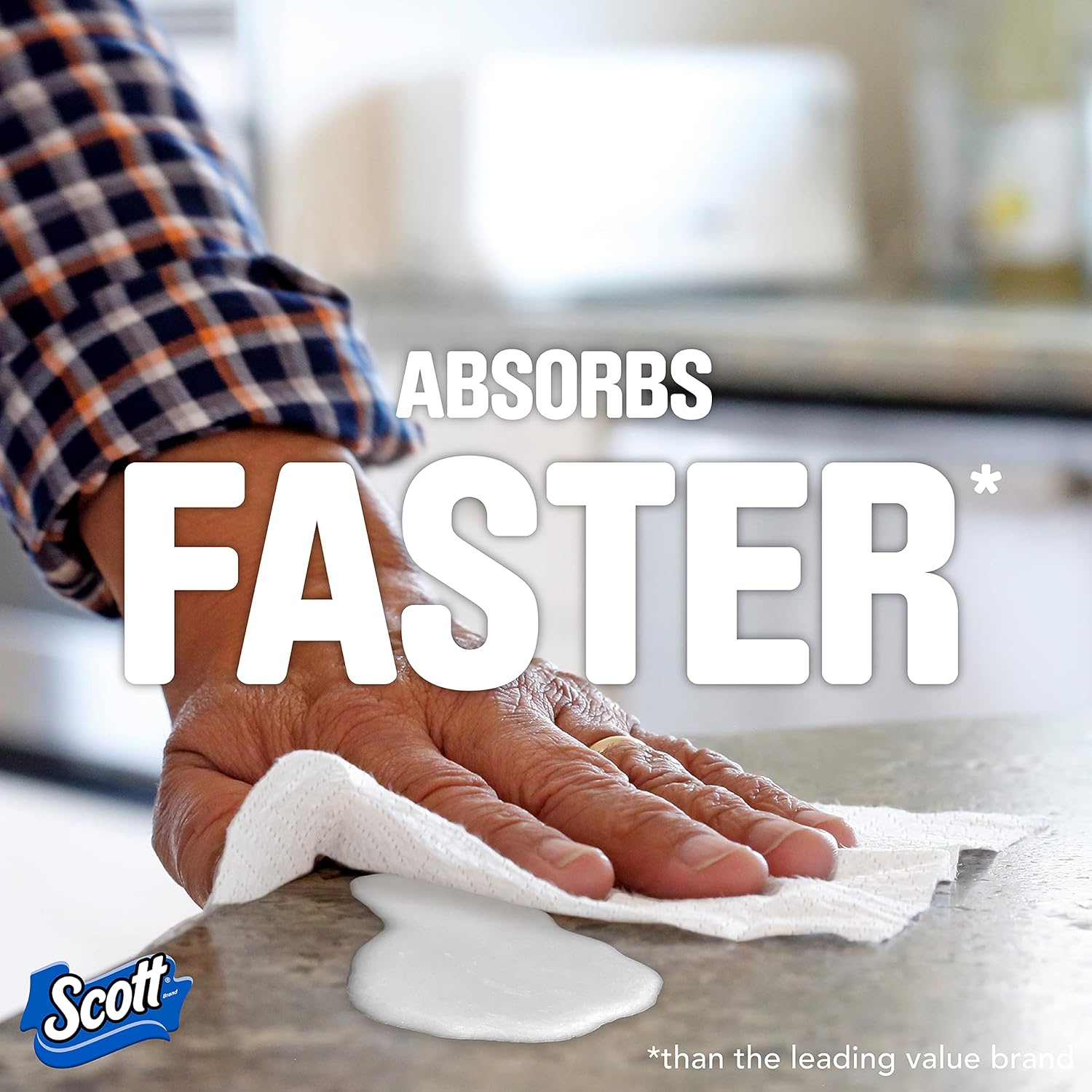 Scott Paper Towels, Choose-A-Sheet - 12 Mega Rolls = 22 Regular Rolls (102 Sheets Per Roll) White 12 Count (Pack of 1)