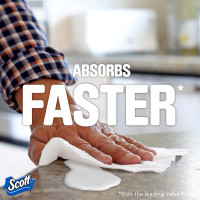 Scott Paper Towels, Choose-A-Sheet - 12 Mega Rolls = 22 Regular Rolls (102 Sheets Per Roll) White 12 Count (Pack of 1)