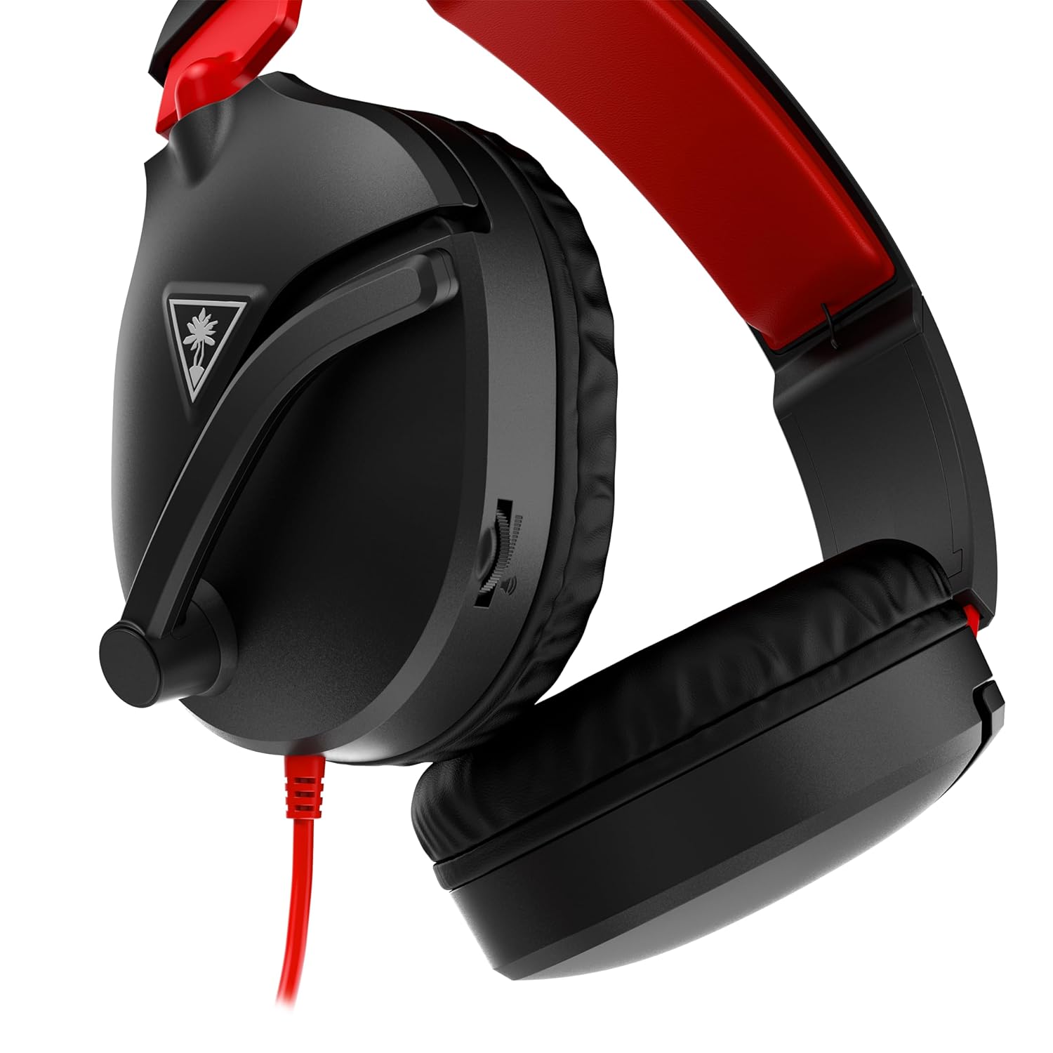 Turtle Beach Recon 70 Multiplatform Gaming Headset for Xbox Series X|S, Xbox One, PS5, PS4, PC & Mobile w/ 3.5mm Wired Connection - Flip-to-Mute Mic, 40mm Speakers, Lightweight Design, Black Black/Red
