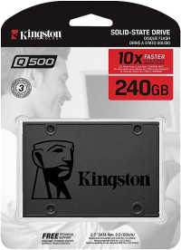 Kingston 240GB Q500 SATA3 2.5 SSD (SQ500S37/240G) 240GB Standard (2.5