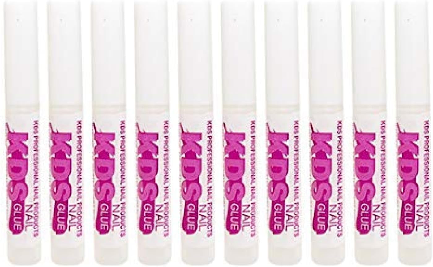 10 pcs KDS Nail Tip Glue - Adhesive Super Bond for Acrylic Nails Tips - 0.07 oz for Each Glue