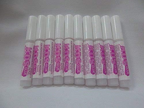 10 pcs KDS Nail Tip Glue - Adhesive Super Bond for Acrylic Nails Tips - 0.07 oz for Each Glue