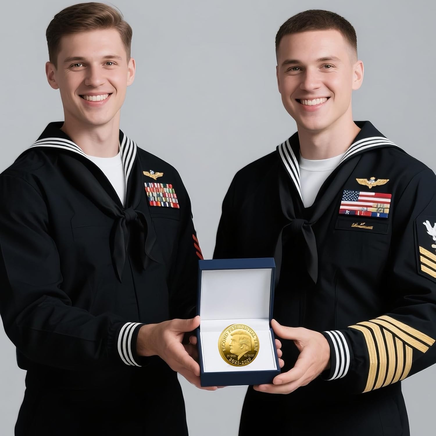 The 47th President Donald J. Trump Coin The Second Presidential Term 2025-2029 Challenge Coins Keepsake Q0259