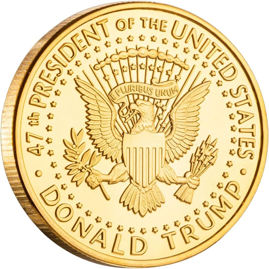 Donald Trump Fighting for America Coin,Trump Never Surrender Coin, Trump Collectibles Assassinated Shooting Coins, Trump Gifts Medals Home Decoration