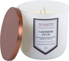 Chesapeake Bay Candle The Collection Two-Wick Scented Candle, Cashmere Plum Medium Jar