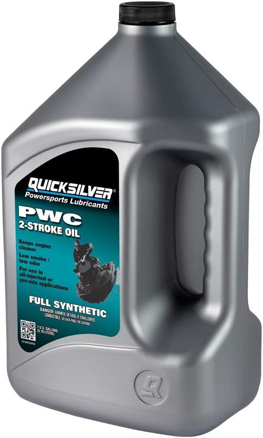 Quicksilver Full Synthetic 2-Stroke PWC Marine Engine Oil 1 Gallon