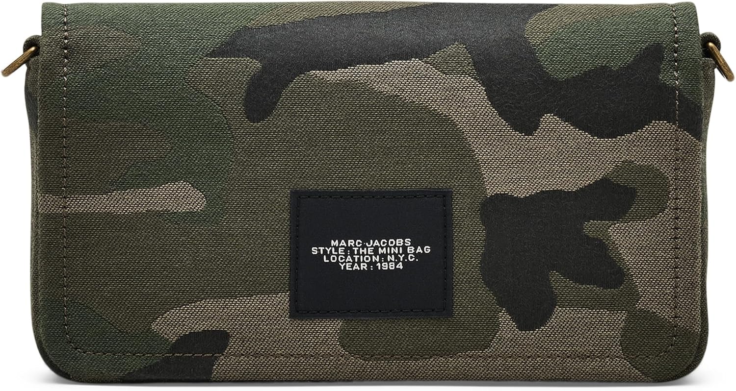 Marc Jacobs womens The Camo Jacquard Chain Mini Bag One Size Camo Multi