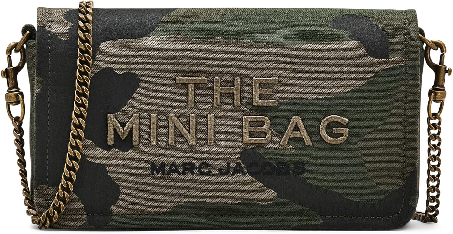 Marc Jacobs womens The Camo Jacquard Chain Mini Bag One Size Camo Multi