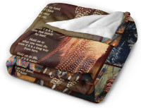 Native Indian Throw Blanket Native American Gifts for Boys Girls Women Men Plush Cozy Flannel Fleece Fuzzy Party Blankets 50