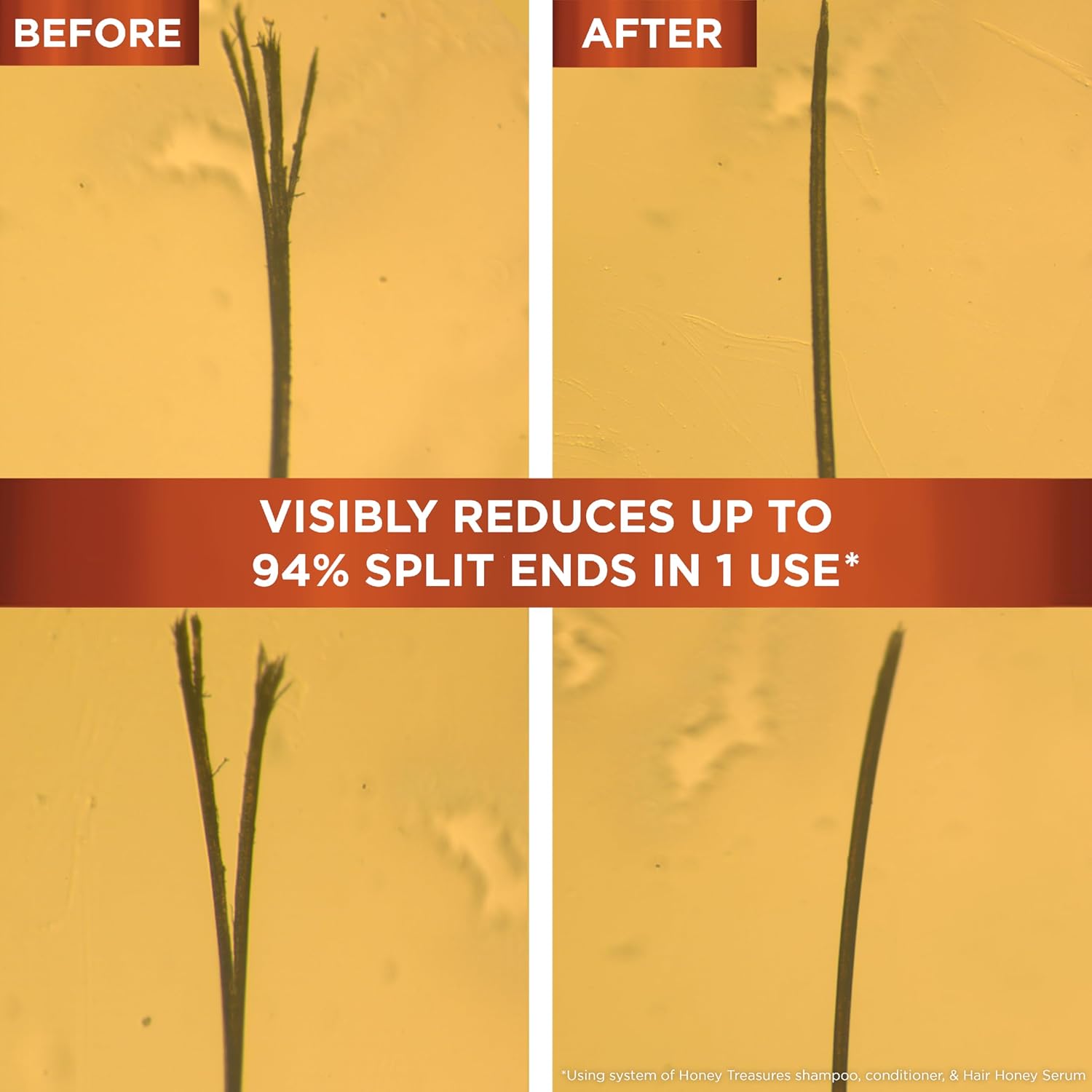 Garnier Whole Blends Honey Treasures Repairing Shampoo and Conditioner Set for Dry, Damaged Hair, 22 Fl Oz (2 Items), 1 Kit (Packaging May Vary) Royal Jelly, Honey and Propolis 22 Fl Oz (Pack of 2)