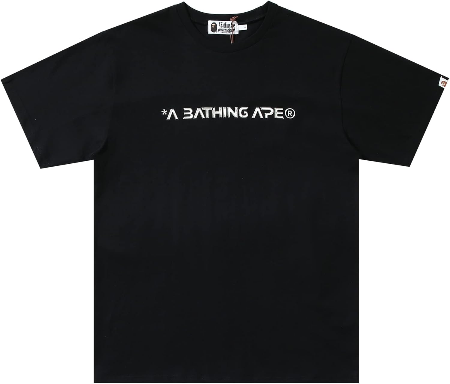 EXXE&OYYO Men's Shirt Camo Casual Tees Graphic Shark Ape Hip Hop Tees (black13,L,Large)