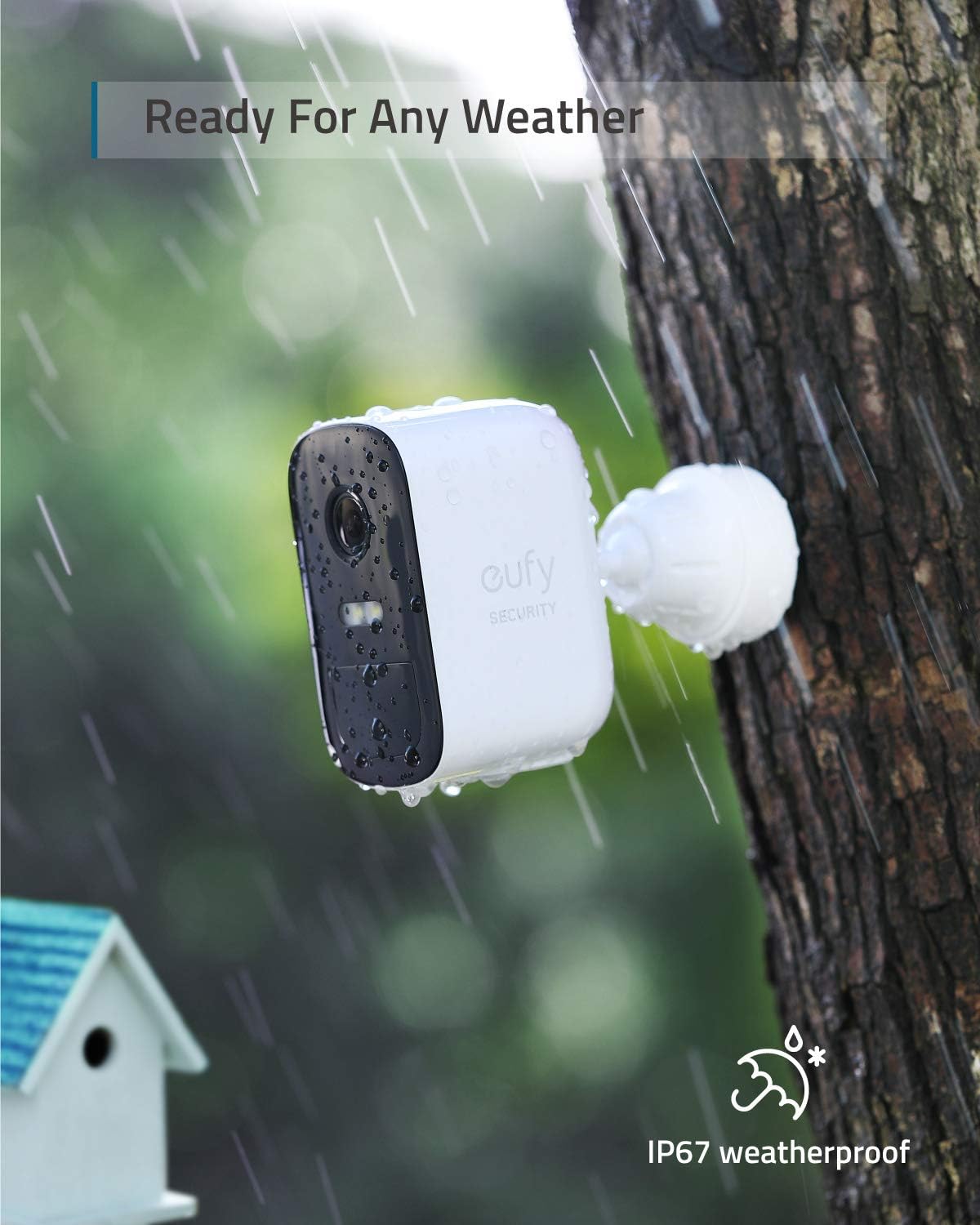 eufy Security eufyCam 2C Wireless Home Security Camera Add-on, Requires HomeBase 2, 180-Day Battery Life, HomeKit Compatibility, 1080p HD, No Monthly Fee, Motion Only Alert add on camera