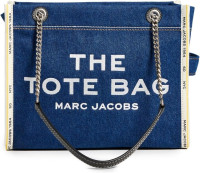 Marc Jacobs The Denim Chain Medium Tote Bag One Size Dark Wash