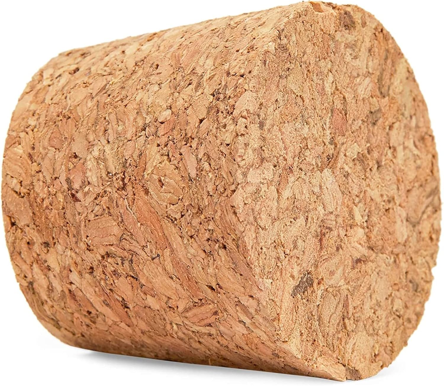 Juvale Tapered Cork Stoppers - 20 Pack Size 16, Brown, 1.1 in H x 1.34 in Top x 1 in Bottom - Wine Bottle Stoppers, DIY Projects & Beer Bottle Corks