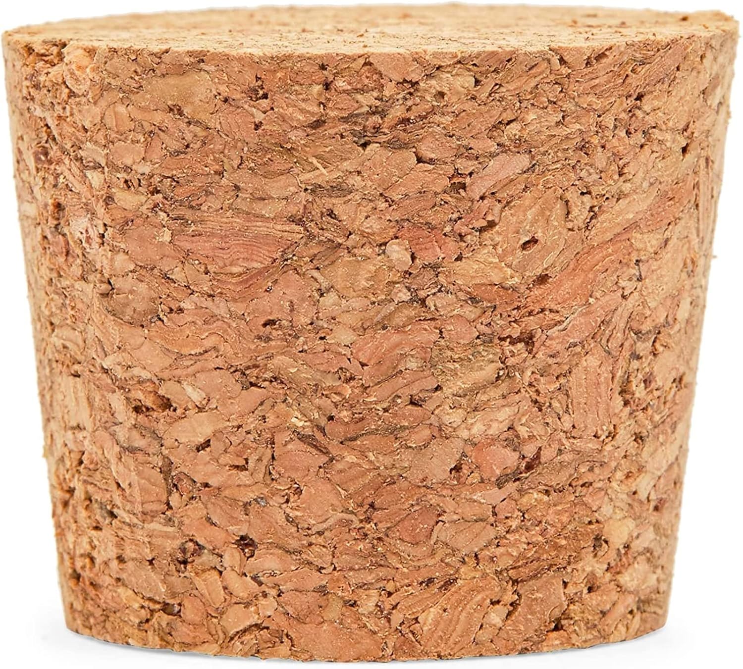 Juvale Tapered Cork Stoppers - 20 Pack Size 16, Brown, 1.1 in H x 1.34 in Top x 1 in Bottom - Wine Bottle Stoppers, DIY Projects & Beer Bottle Corks