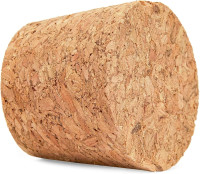 Juvale Tapered Cork Stoppers - 20 Pack Size 16, Brown, 1.1 in H x 1.34 in Top x 1 in Bottom - Wine Bottle Stoppers, DIY Projects & Beer Bottle Corks