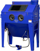 Eastwood B120 Sand Blasting Cabinet Kit | Heavy Duty Steel Sand Blaster Media Cabinet for Paint Removal, Metal Restoration, Rust Removal, Sandblasting | Holds Up to 150 Lbs of Abrasive Media