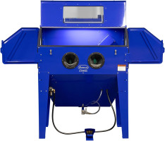 Eastwood B120 Sand Blasting Cabinet Kit | Heavy Duty Steel Sand Blaster Media Cabinet for Paint Removal, Metal Restoration, Rust Removal, Sandblasting | Holds Up to 150 Lbs of Abrasive Media