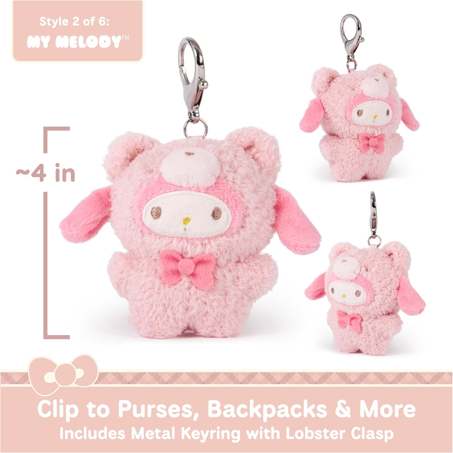 GUND Sanrio Hello Kitty and Friends Café Latte Surprise Plush Toy, Mystery Unboxing Stuffed Animal for Ages 1 and Up, Multicolor, 3.5” (1 of 6 Styles)