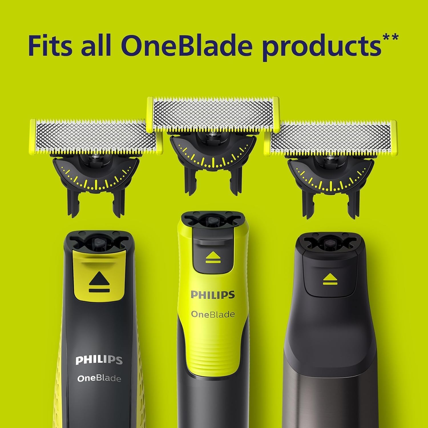 One Blade X2 360 Dual-Way Blade Compatible with All Onebalde Philips – QP420.50