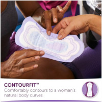 Poise Incontinence Pads, Maximum Absorbency, Long, 12 Count (6 Cases)