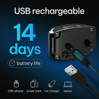 DogRook Rechargeable Dog Bark Collar - No Shock Dog Training Smart Collar - Beep & Vibration Stop Barking Dog Devices - No Bark Collar - Martingale Collars for Large Dog, Medium & Small - 12-110 lbs Pink