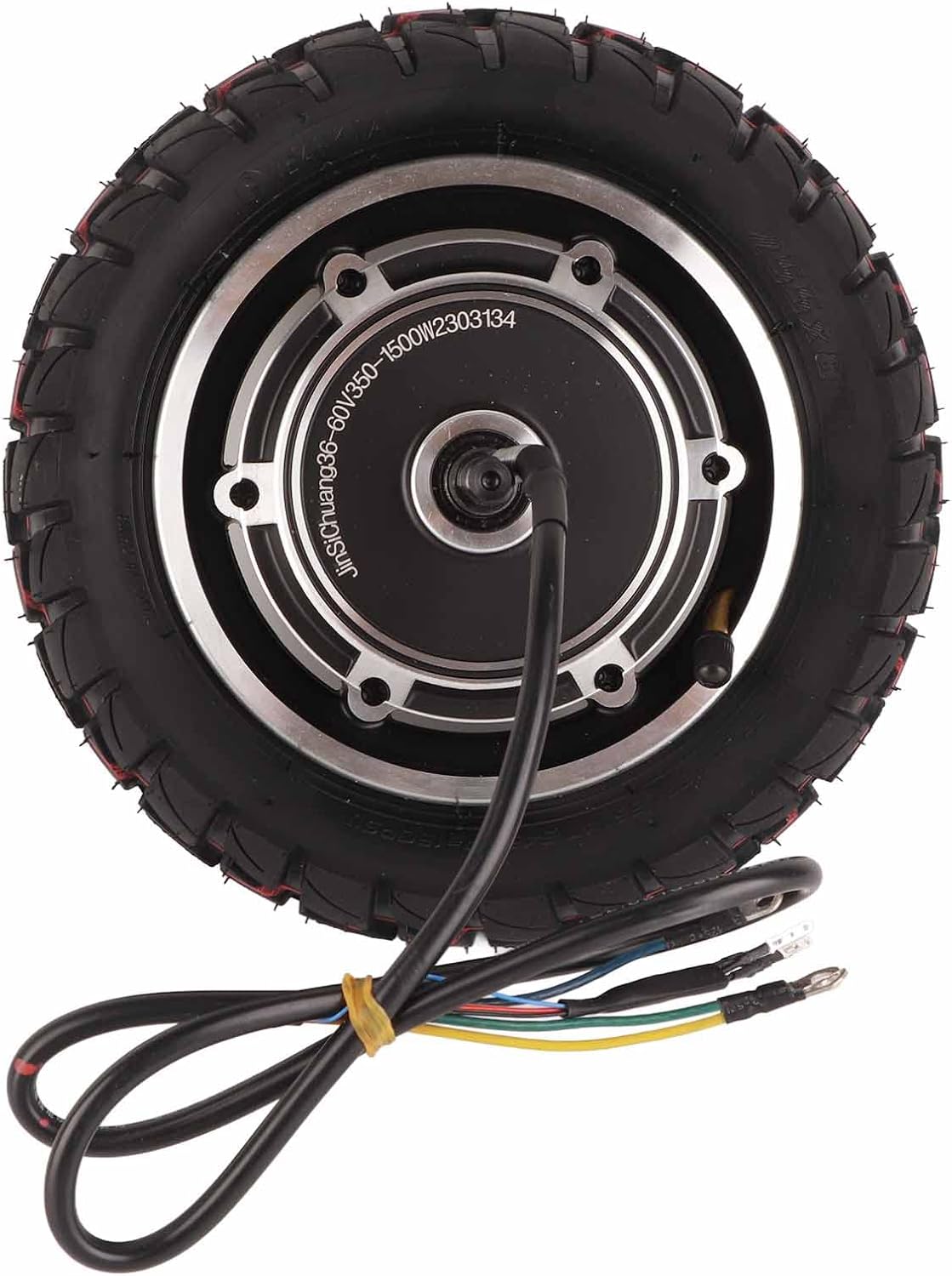 10inch 36V 60V 350W 1500W Electric Scooter Hub Motor Wheel Kit, Aluminum Alloy Brushless Gearless Motor for Electric Motorcycle Off Road Scooter