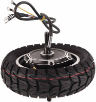 10inch 36V 60V 350W 1500W Electric Scooter Hub Motor Wheel Kit, Aluminum Alloy Brushless Gearless Motor for Electric Motorcycle Off Road Scooter